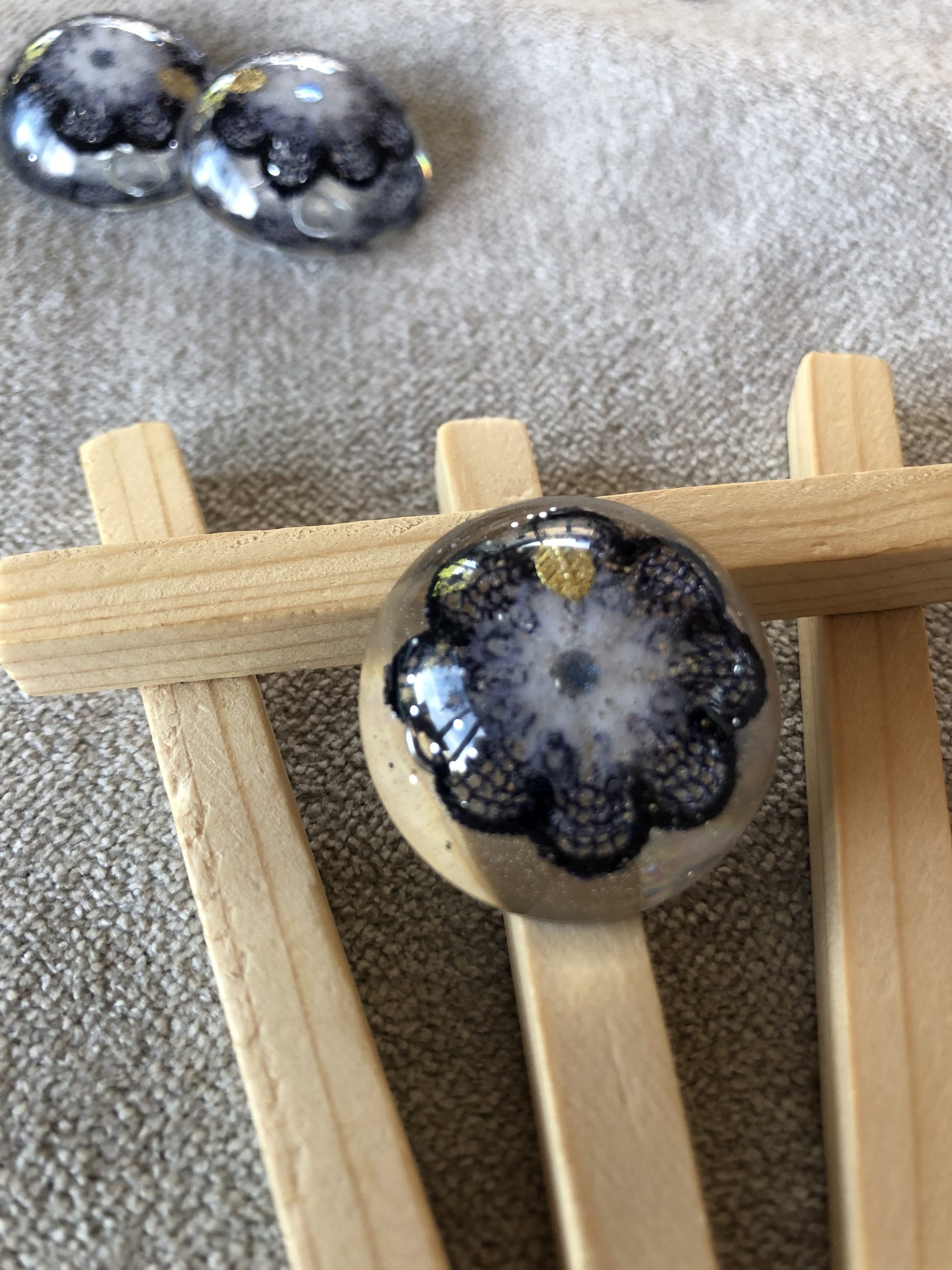 BOUTON DE MEUBLE,--Boutons de porte à motifs'oiseaux et de fleurs, 6